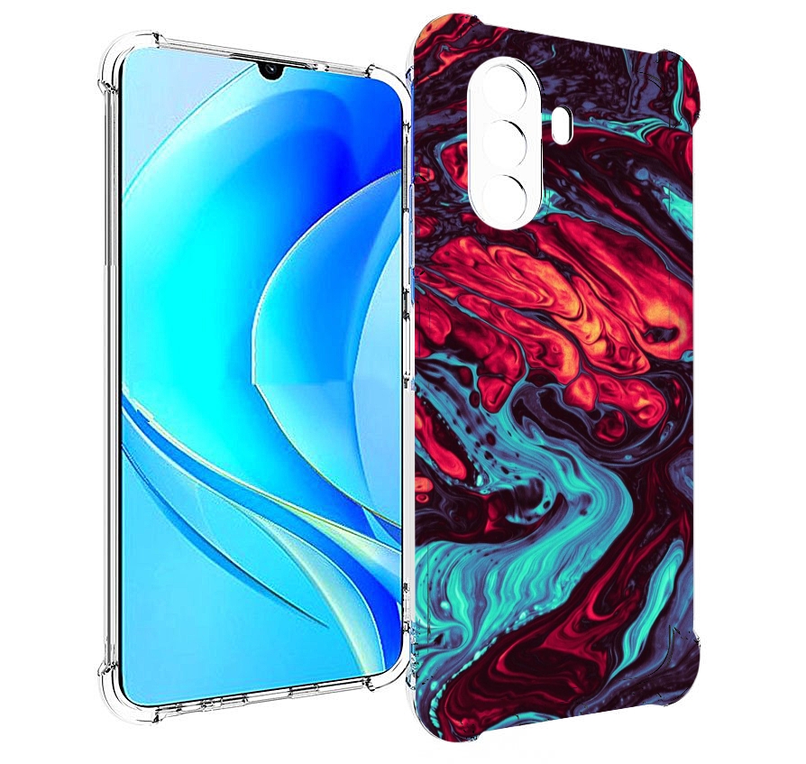 

Чехол MyPads разбавленная краска для Huawei Nova Y70 / Nova Y70 Plus (MGA-LX9N), Прозрачный, Tocco