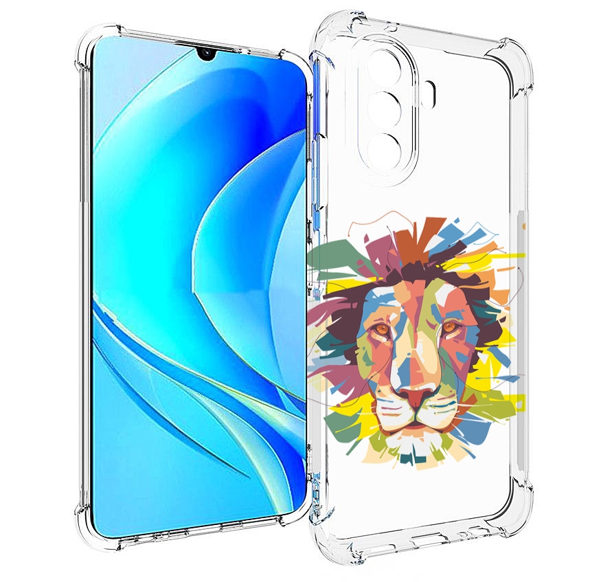 

Чехол MyPads разноцветный-лев детский для Huawei Nova Y70 / Nova Y70 Plus (MGA-LX9N), Прозрачный, Tocco