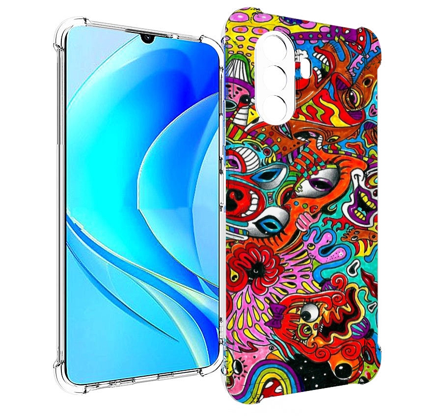 

Чехол MyPads разные абстракции яркие для Huawei Nova Y70 / Nova Y70 Plus (MGA-LX9N), Прозрачный, Tocco