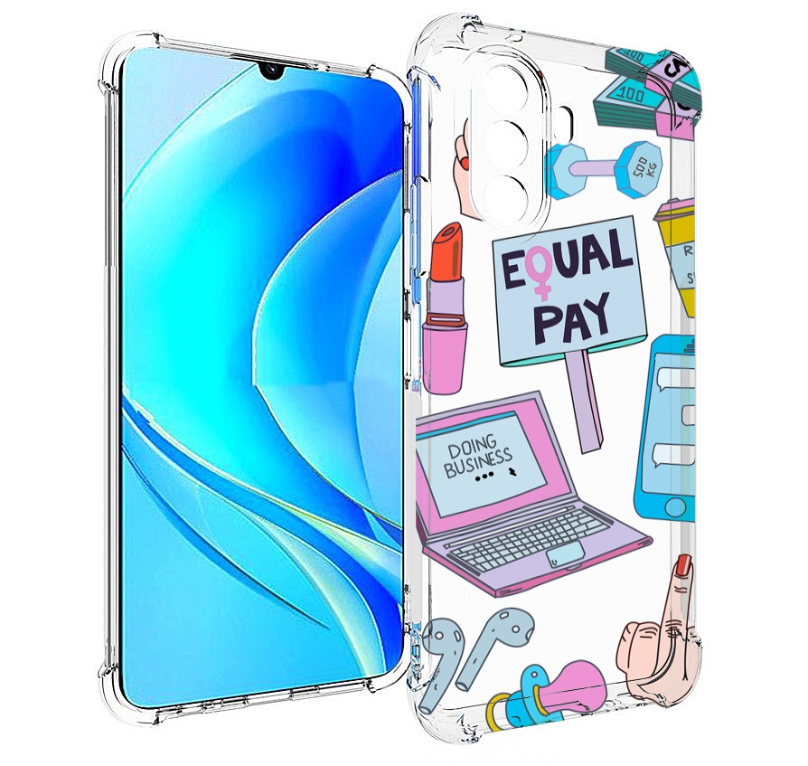 

Чехол MyPads разные-штучки для Huawei Nova Y70 / Nova Y70 Plus (MGA-LX9N), Прозрачный, Tocco