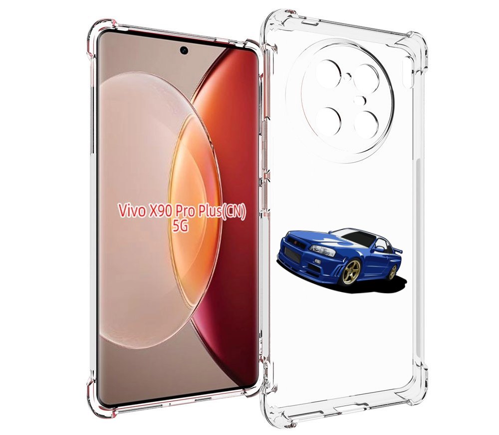 

Чехол MyPads Джитиэр для Vivo X90 Pro Plus, Прозрачный, Tocco