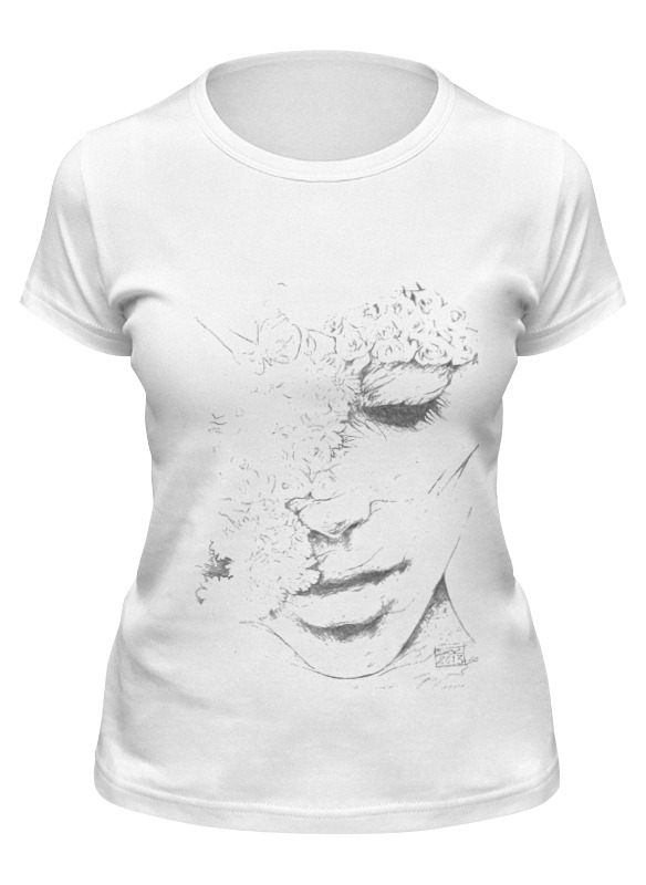 

Футболка женская Printio Face girl белая XL, Белый, Face girl