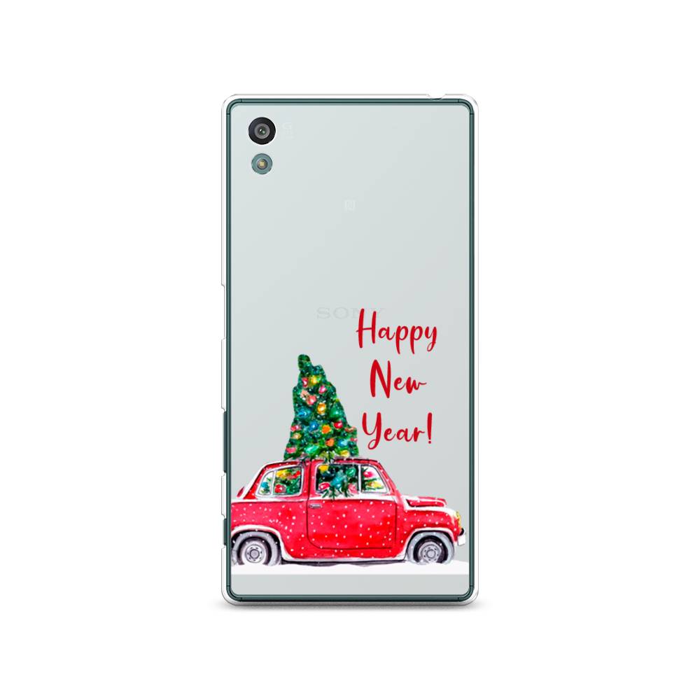 

Чехол на Sony Xperia Z5 (Z5 Dual) "Happy New Year", Красный;зеленый, 52150-5
