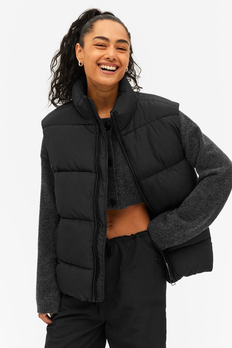 

Утепленный жилет женский Monki 0992914001 черный XS (доставка из-за рубежа), 0992914001