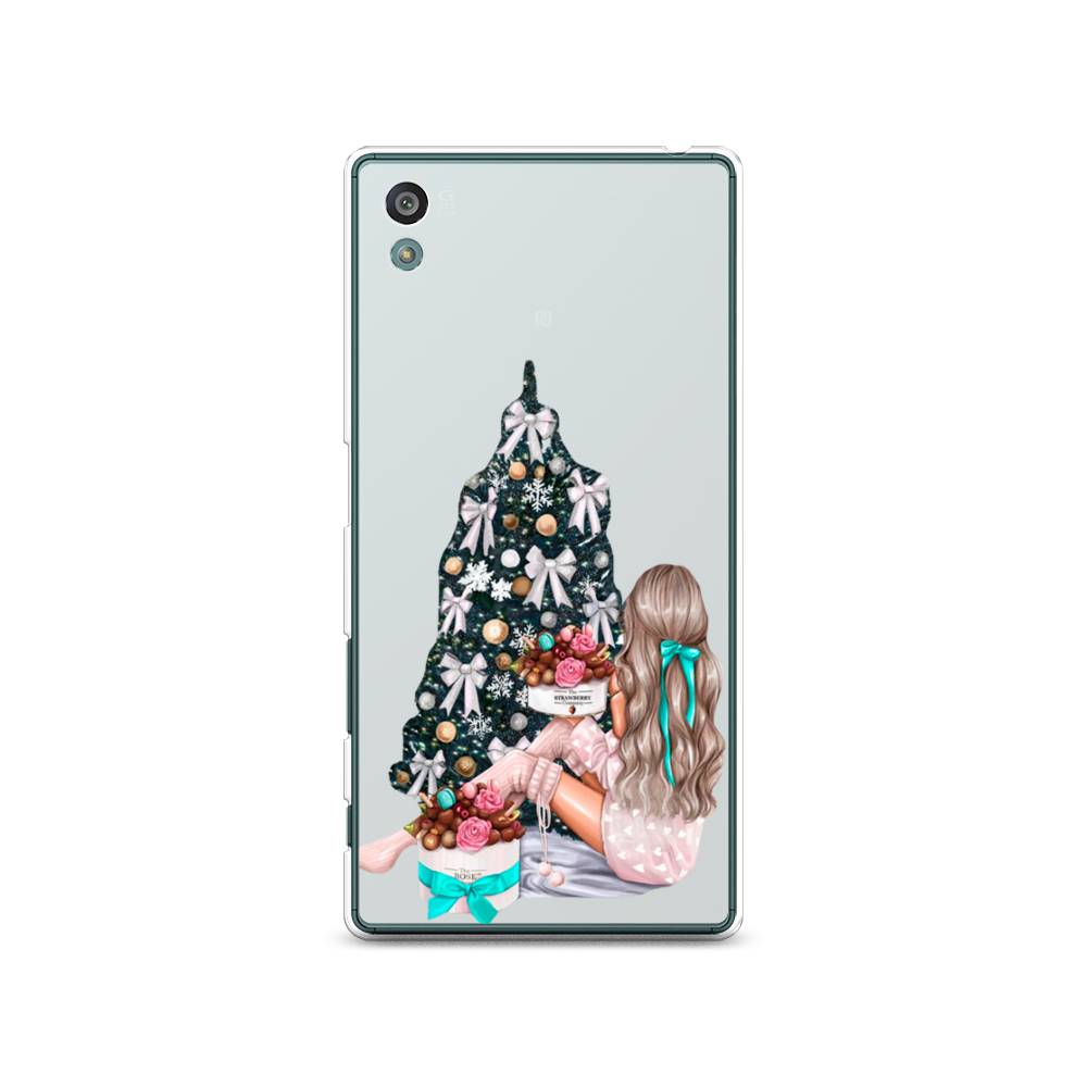 

Чехол на Sony Xperia Z5 (Z5 Dual) "New Year", Зеленый;бежевый;голубой, 52150-5