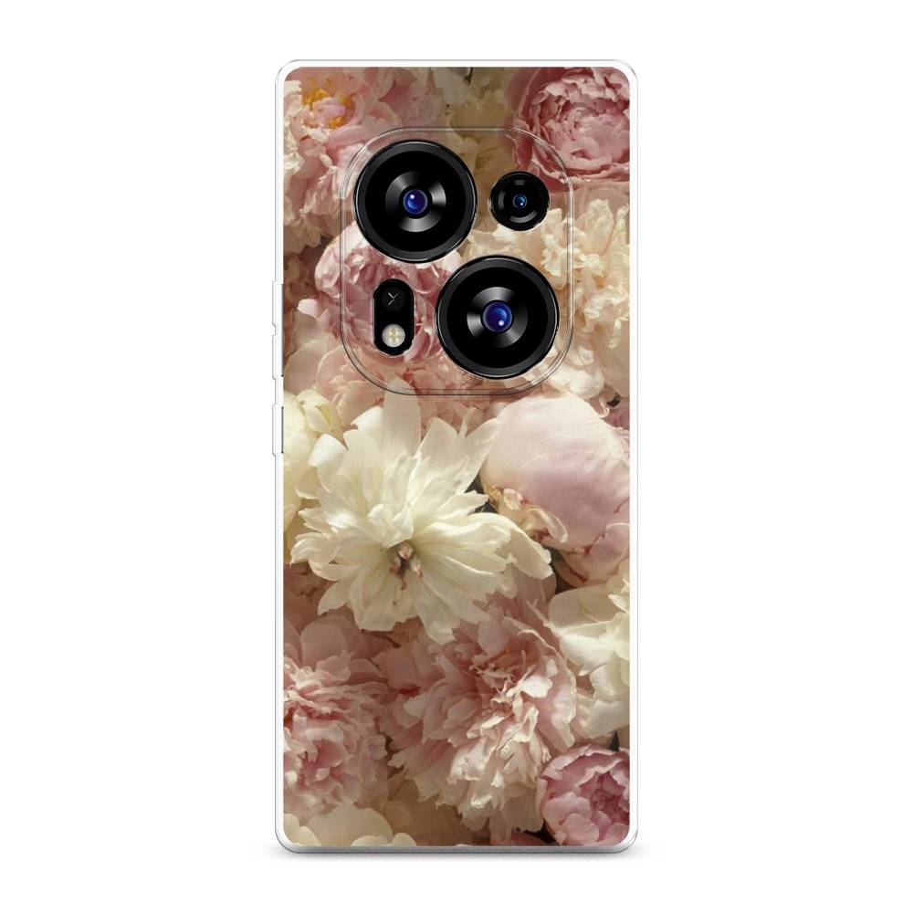 

Чехол Awog на Tecno Phantom X2"Пионы светлые", Бежевый;коричневый, 303350-8
