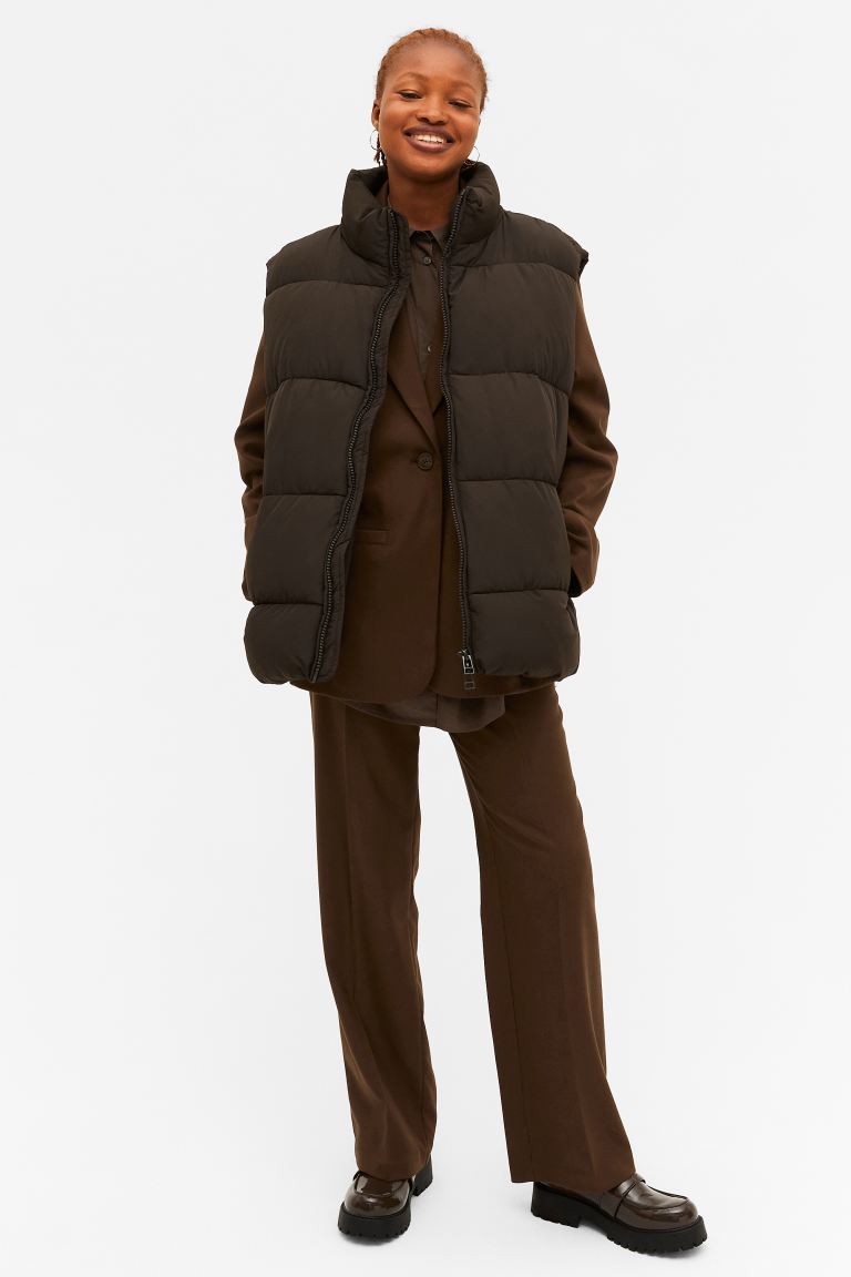 

Утепленный жилет женский Monki 0992914010 коричневый XS (доставка из-за рубежа), 0992914010