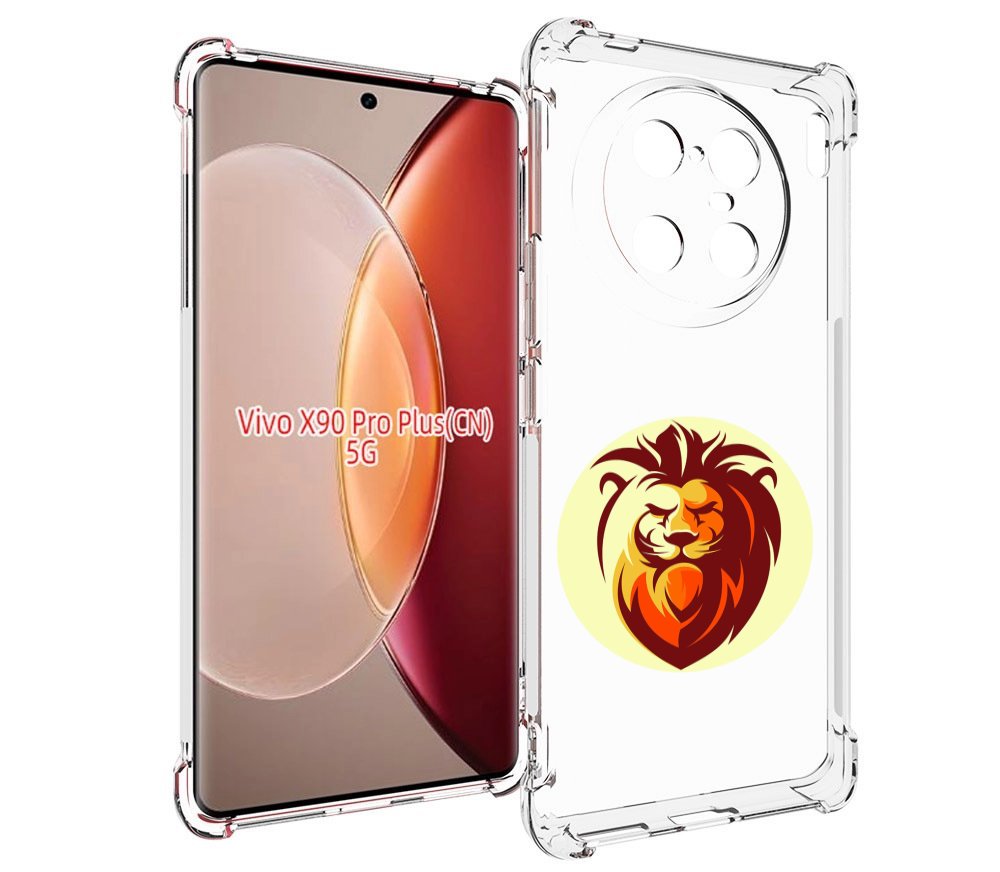 

Чехол MyPads Картинка-Лев для Vivo X90 Pro Plus, Прозрачный, Tocco