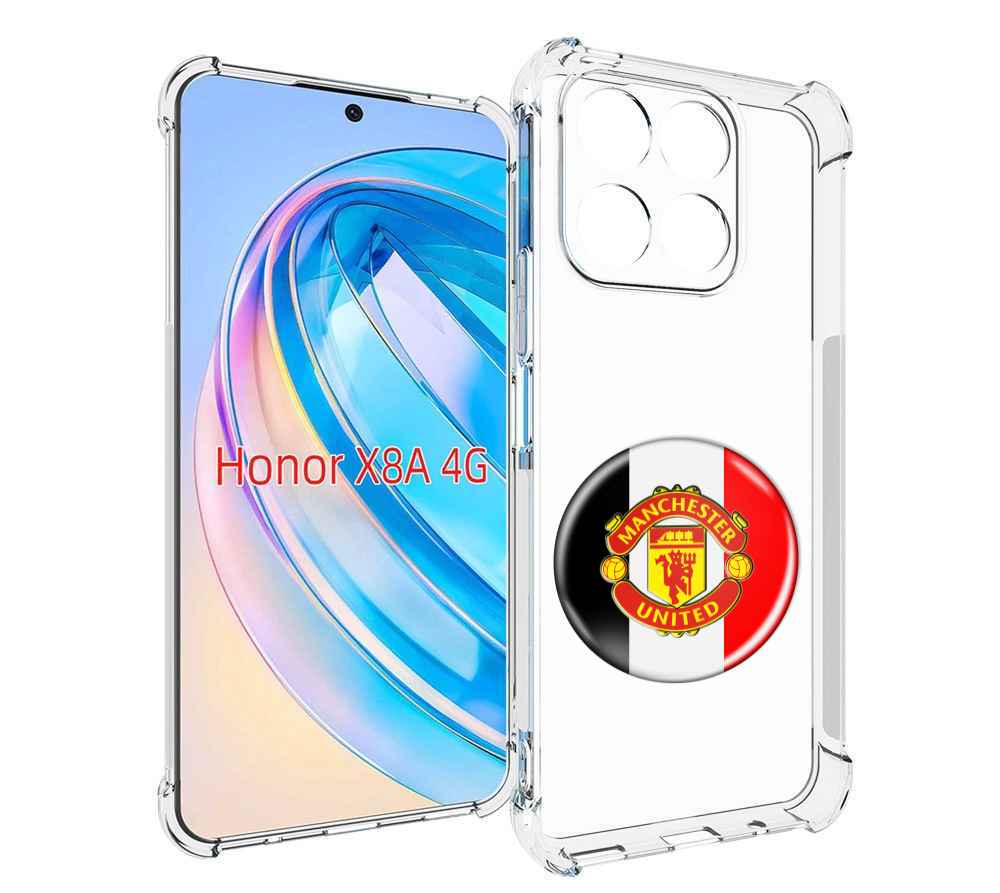

Чехол MyPads фк манчестер юнайтед мужской для Honor X8a, Tocco