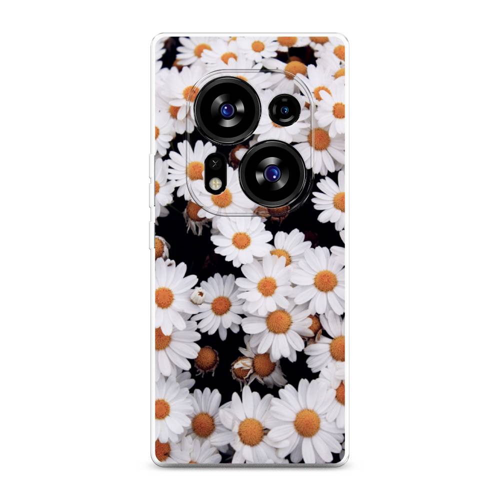 

Чехол Awog на Tecno Phantom X2"Ромашковое поле", Белый, 303350-4