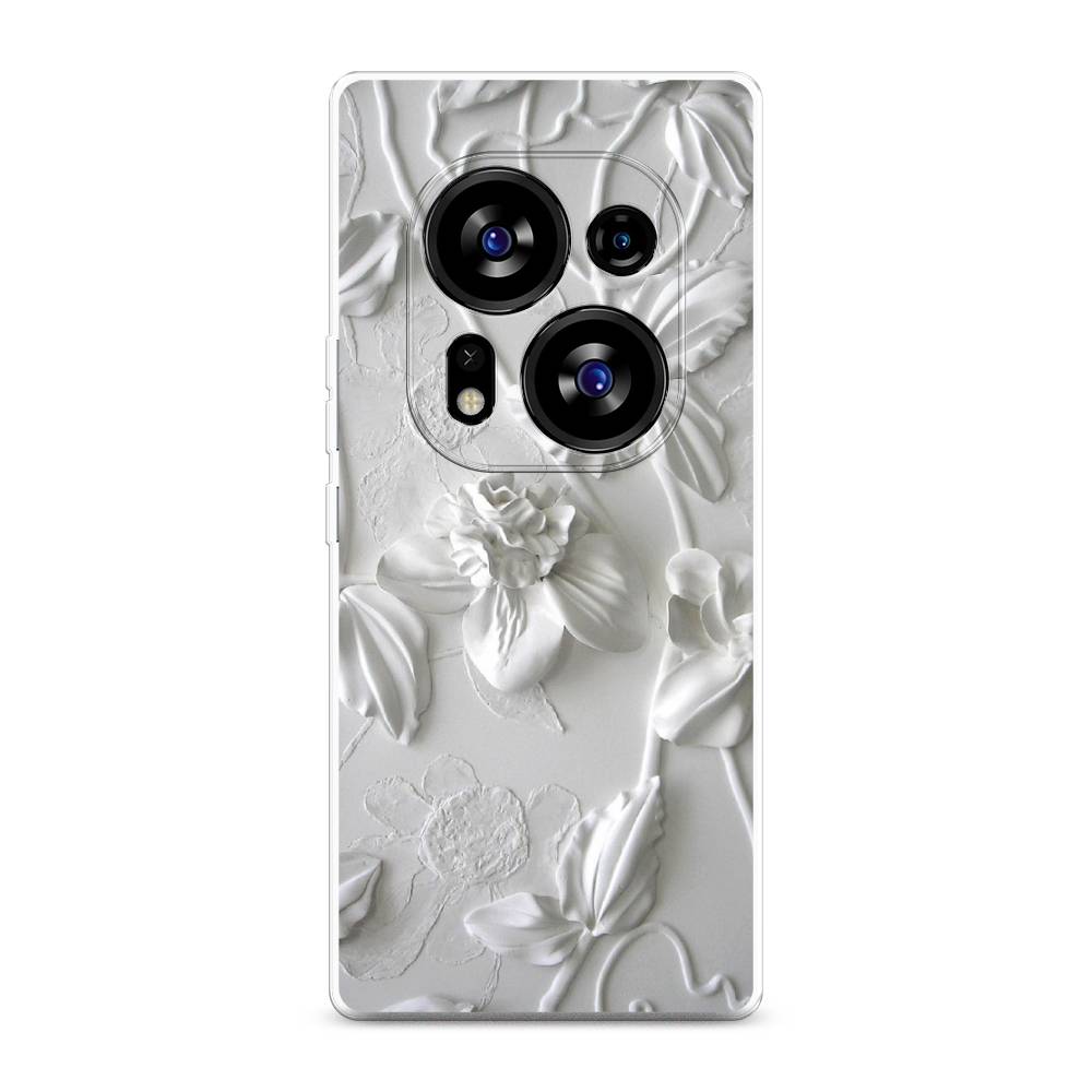 

Чехол Awog на Tecno Phantom X2"Гипсовые цветы", 303350-7