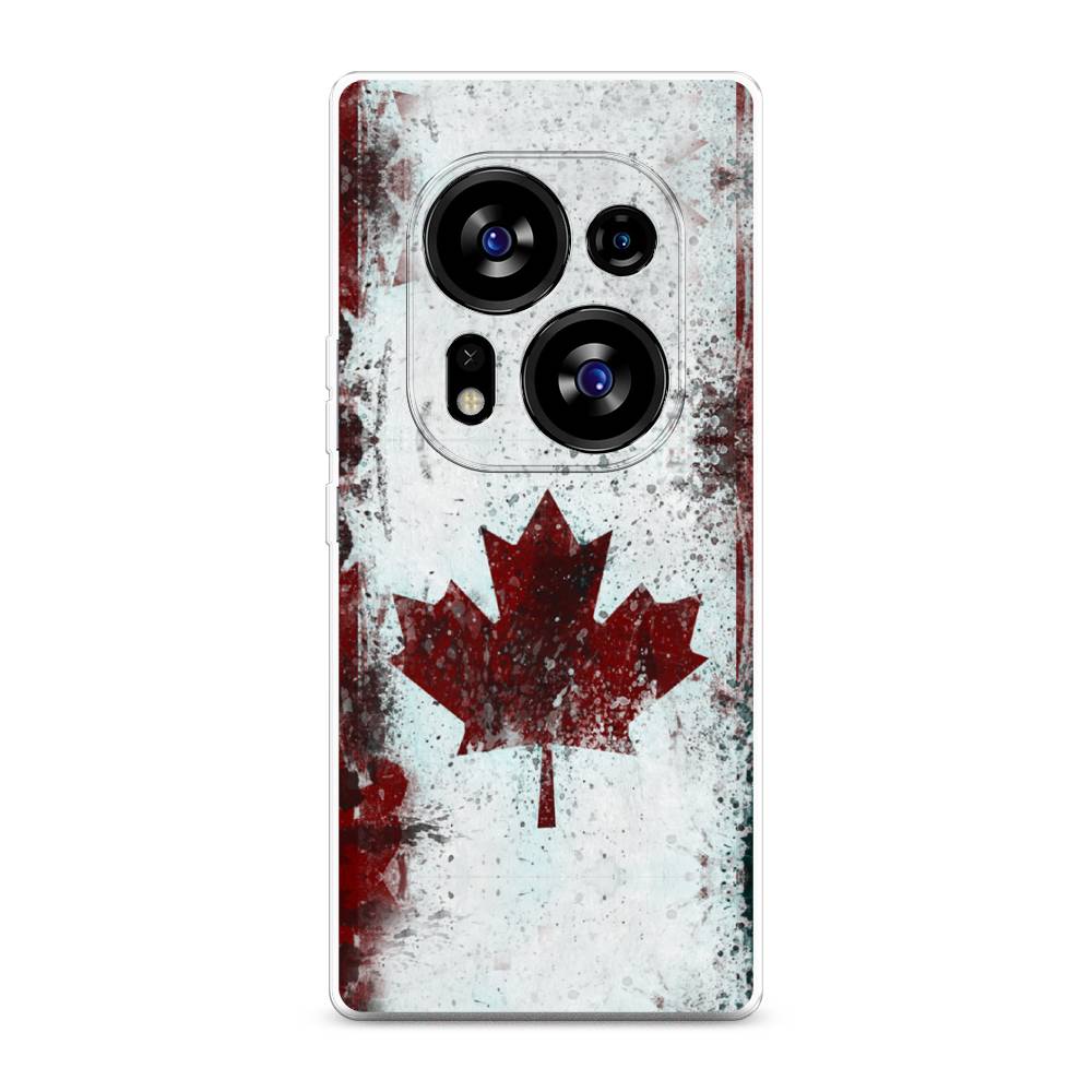 

Чехол Awog на Tecno Phantom X2"Канада", Белый;красный;черный, 303350-5