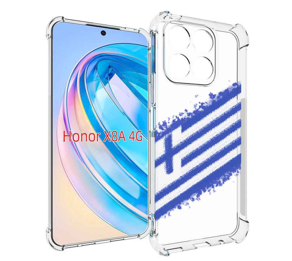 

Чехол MyPads флаг Греции для Honor X8a, Tocco