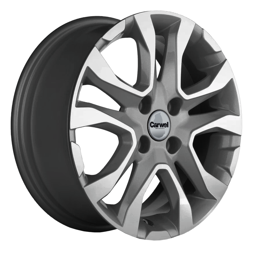 

Колесный диск Carwel Тобол 1503 (AGR) 6xR15 ET40 4*100 D60.1, Серый