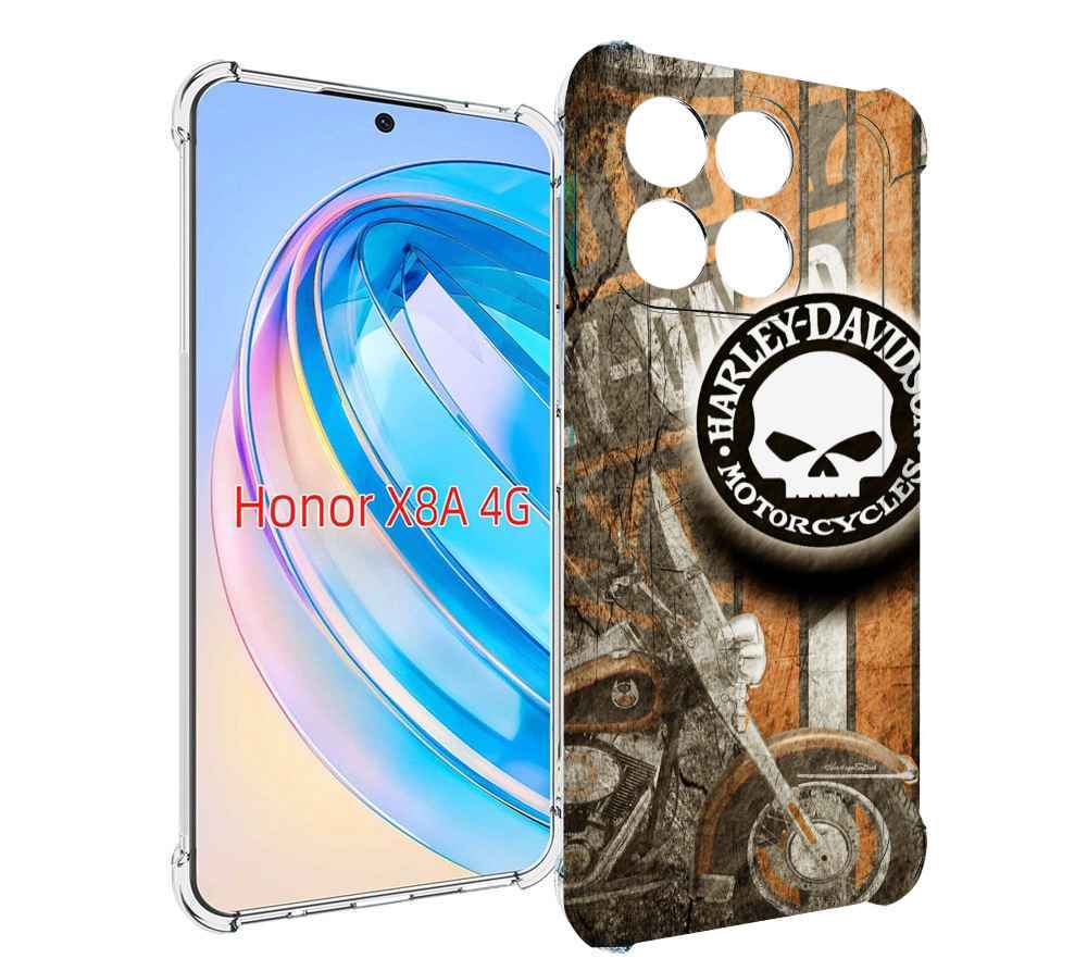 

Чехол MyPads харлей девидсон для Honor X8a, Tocco