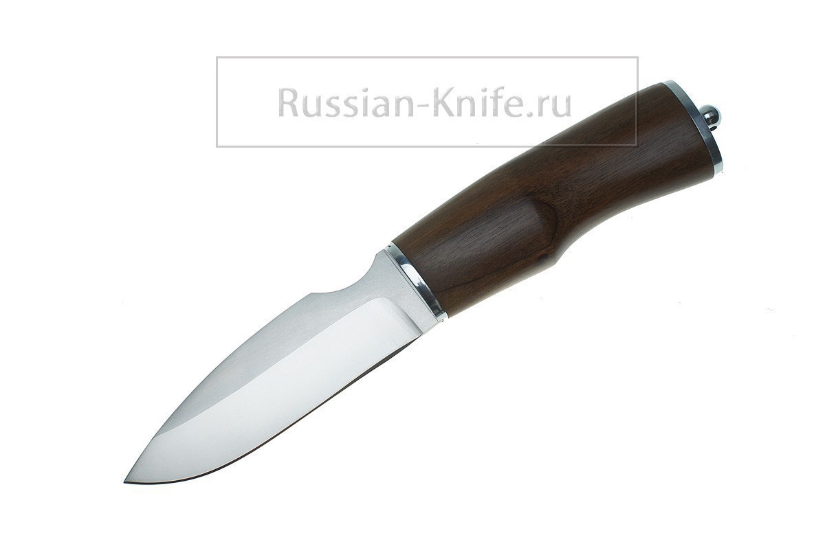 

Нож Тюлень (сталь 100Х13М), орех, Златко