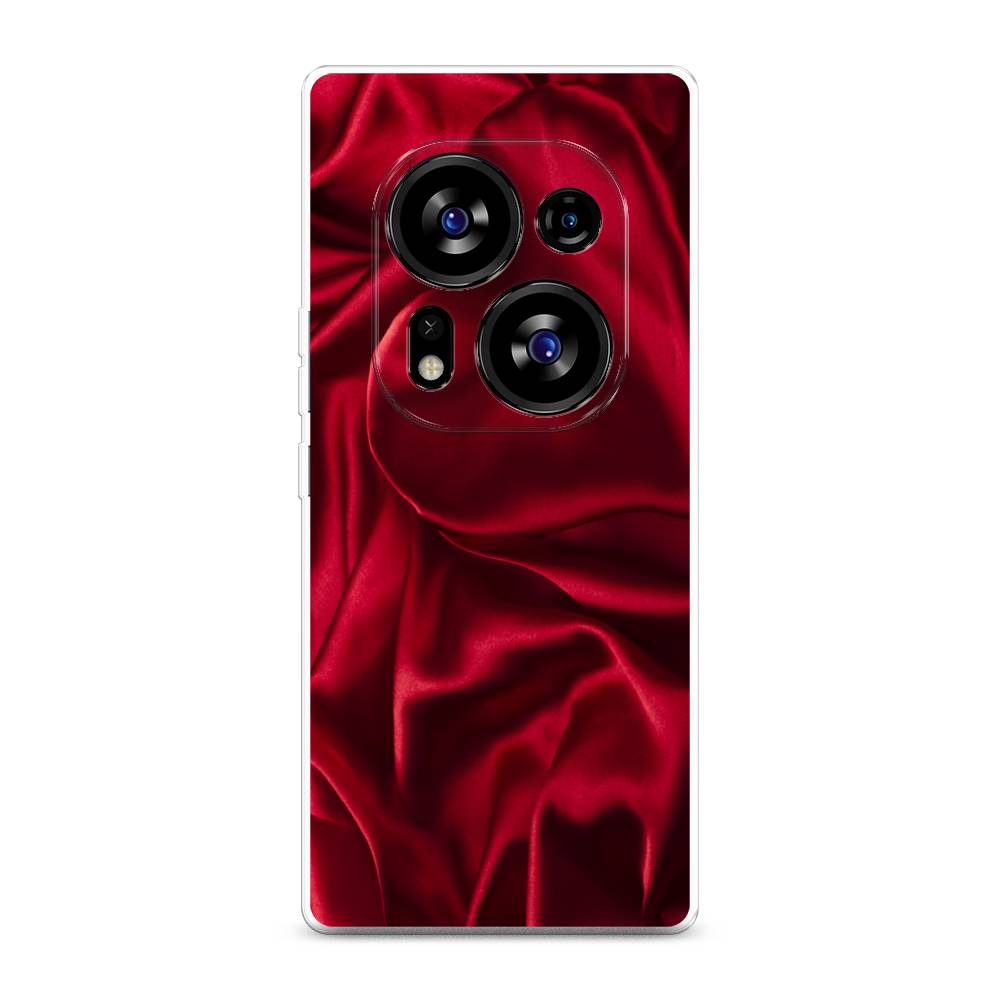 

Чехол Awog на Tecno Phantom X2"Текстура красный шелк", 303350-3