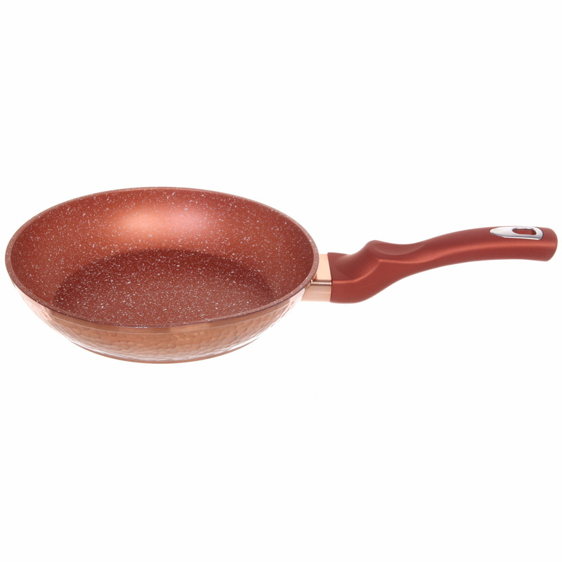 

Сковорода BAROLY GOLD 22см индукционная с антипригарным покрытием бакелитовая ручка, BAROLY