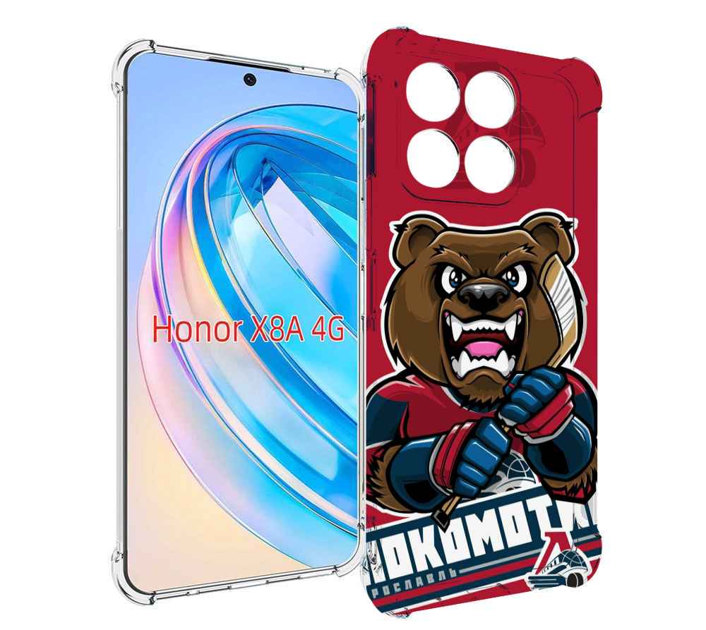 

Чехол MyPads хоккей локомотив ярославь мужской для Honor X8a, Tocco