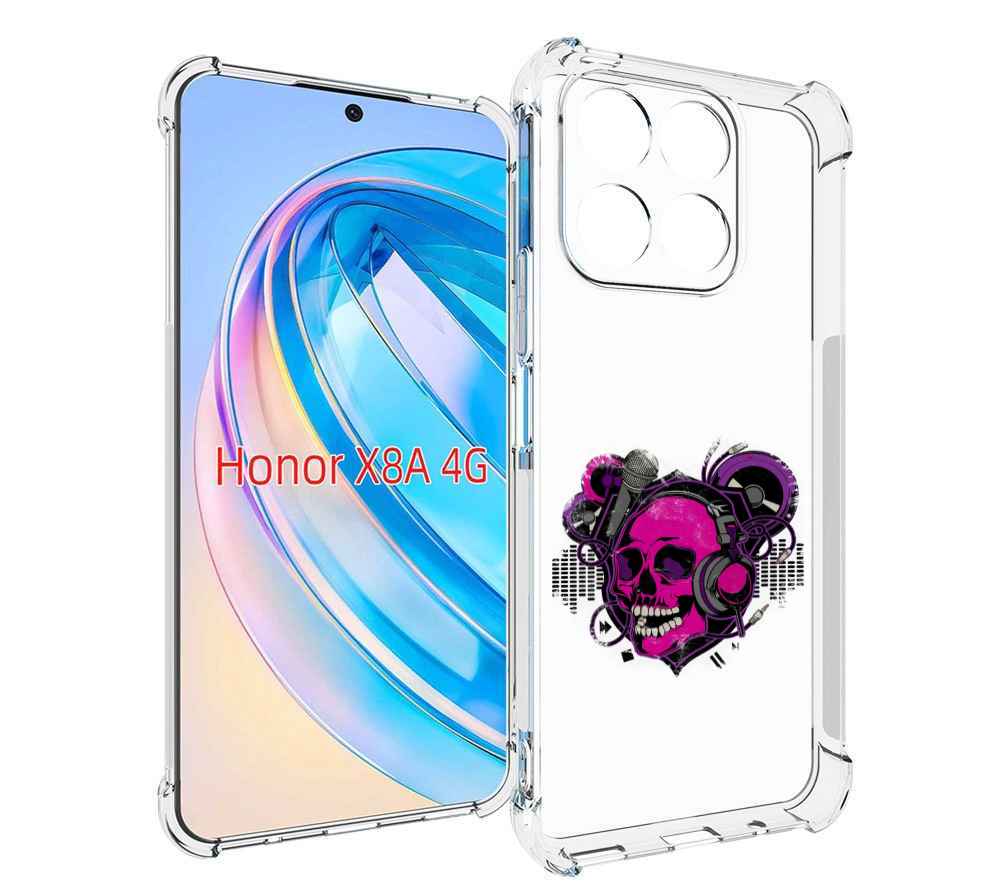 

Чехол MyPads череп 1 для Honor X8a, Tocco