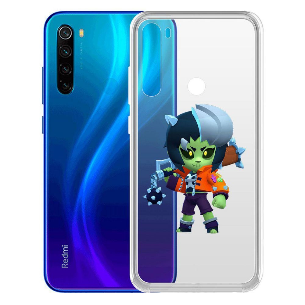 

Чехол-накладка Brawl Stars-ЗомБиби для Xiaomi Redmi Note 8/Note 8 (2021)