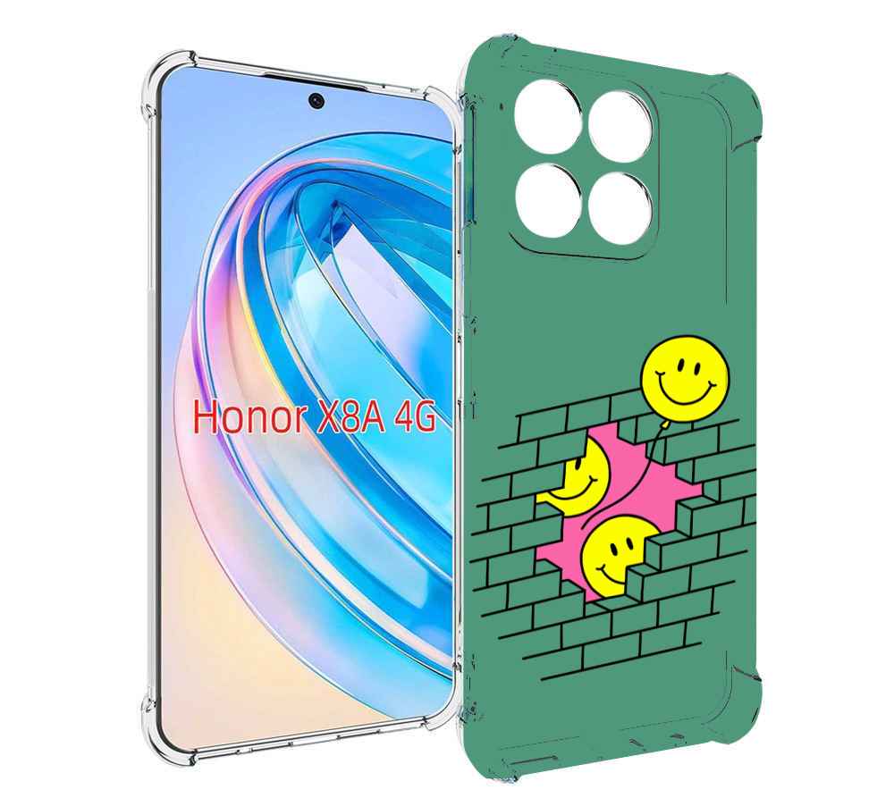 

Чехол MyPads шарики в стене для Honor X8a, Tocco