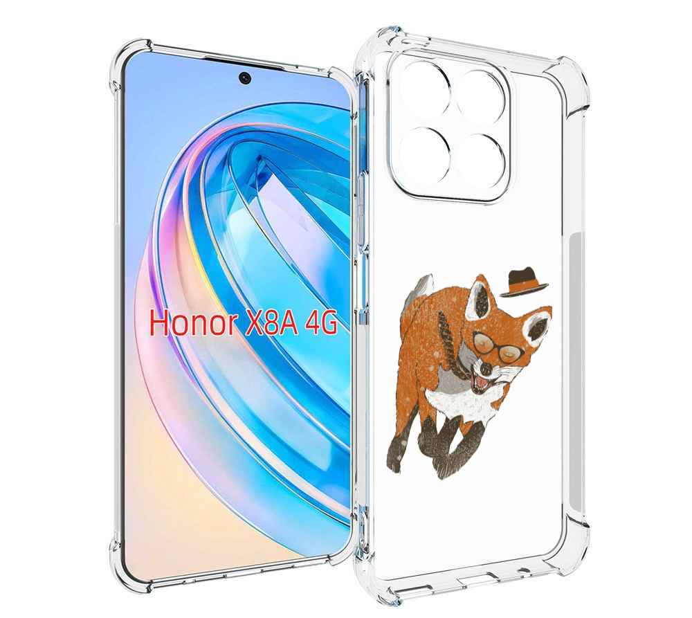 

Чехол MyPads шустрый лис для Honor X8a, Tocco