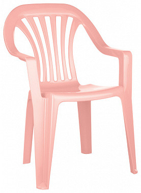 фото Стул детский, 370x360x550 мм, цвет: светло-розовый пластишка