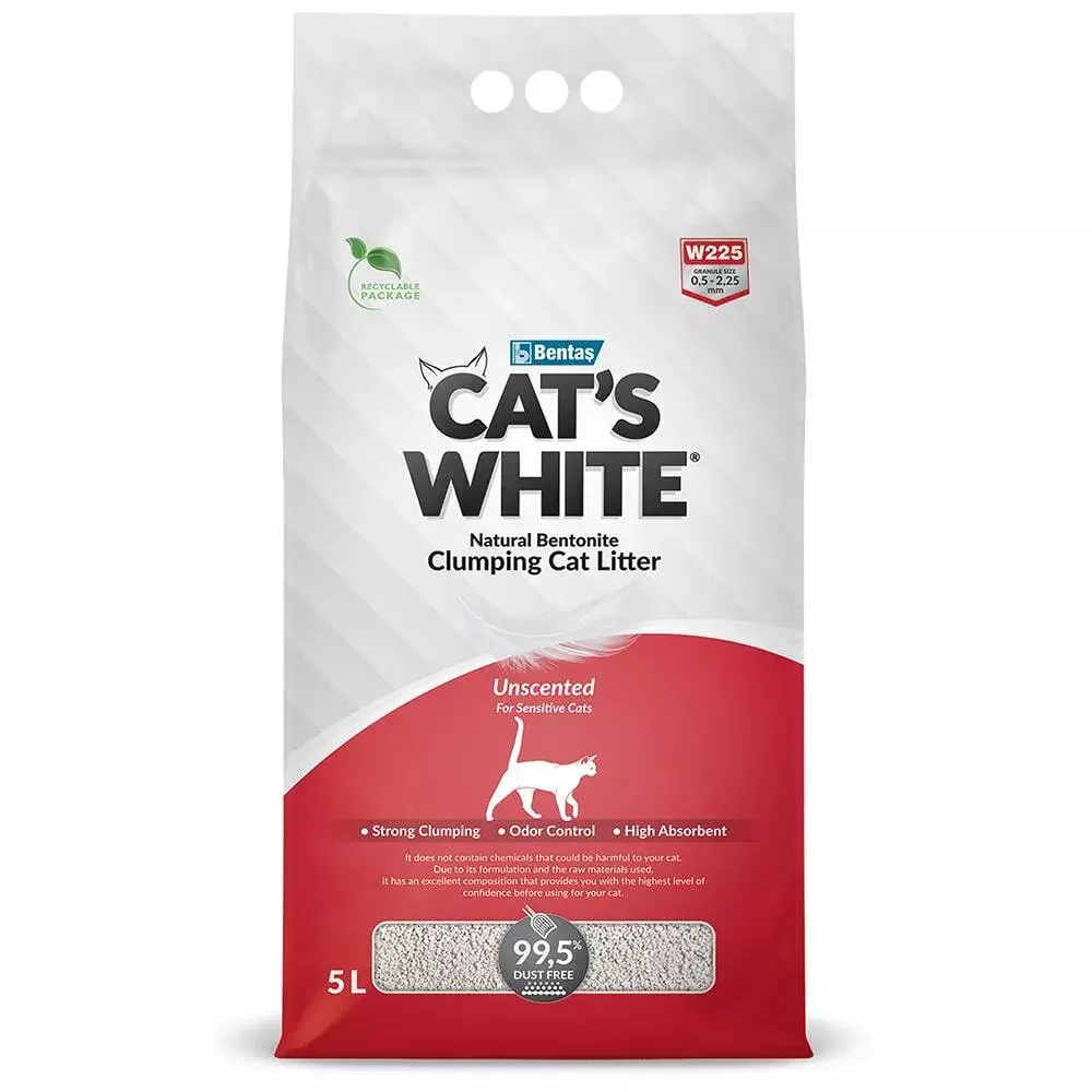 

Комкующийся наполнитель Cat's White Natural 5 л