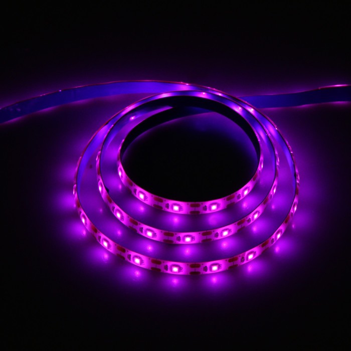 

Светодиодная лента Luazon lighting Smd 5050 1м розовый, SMD 5050