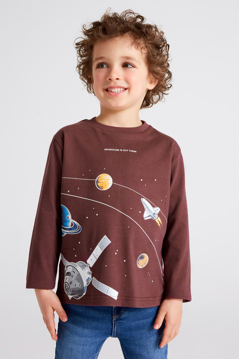 

Лонгслив детский Mayoral 4004/23, бордовый, р. 116, 4004/23