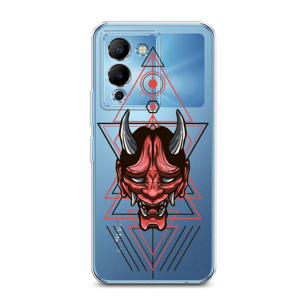 

Чехол для Infinix Note 12 G96 "Hanya Oni mask", Серый;красный;черный, 3101550-4