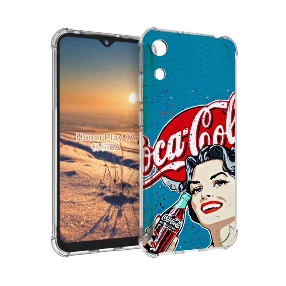

Чехол бампер MyPads вкусная кола картинка для Honor 8A, Прозрачный, Tocco