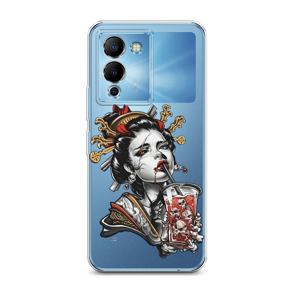

Чехол для Infinix Note 12 G96 "Опасная гейша", Красный;черный;серый, 3101550-4