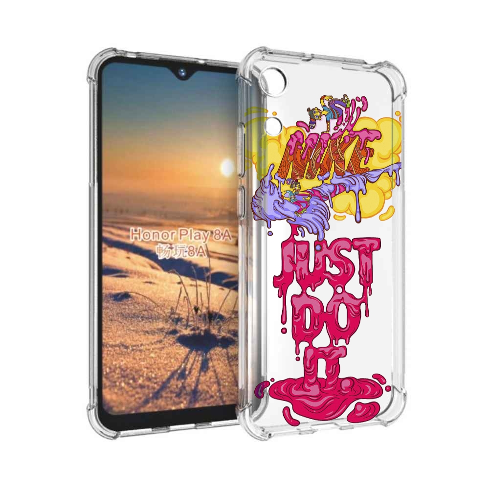 

Чехол бампер MyPads вкусный найк для Honor 8A, Прозрачный, Tocco