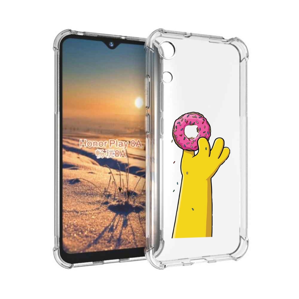 

Чехол бампер MyPads вкусный-пончик для Honor 8A, Прозрачный, Tocco