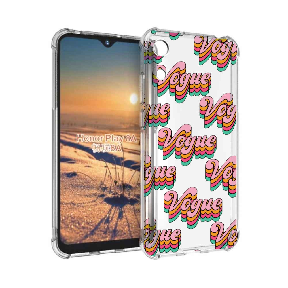 

Чехол бампер MyPads вогуе для Honor 8A, Прозрачный, Tocco