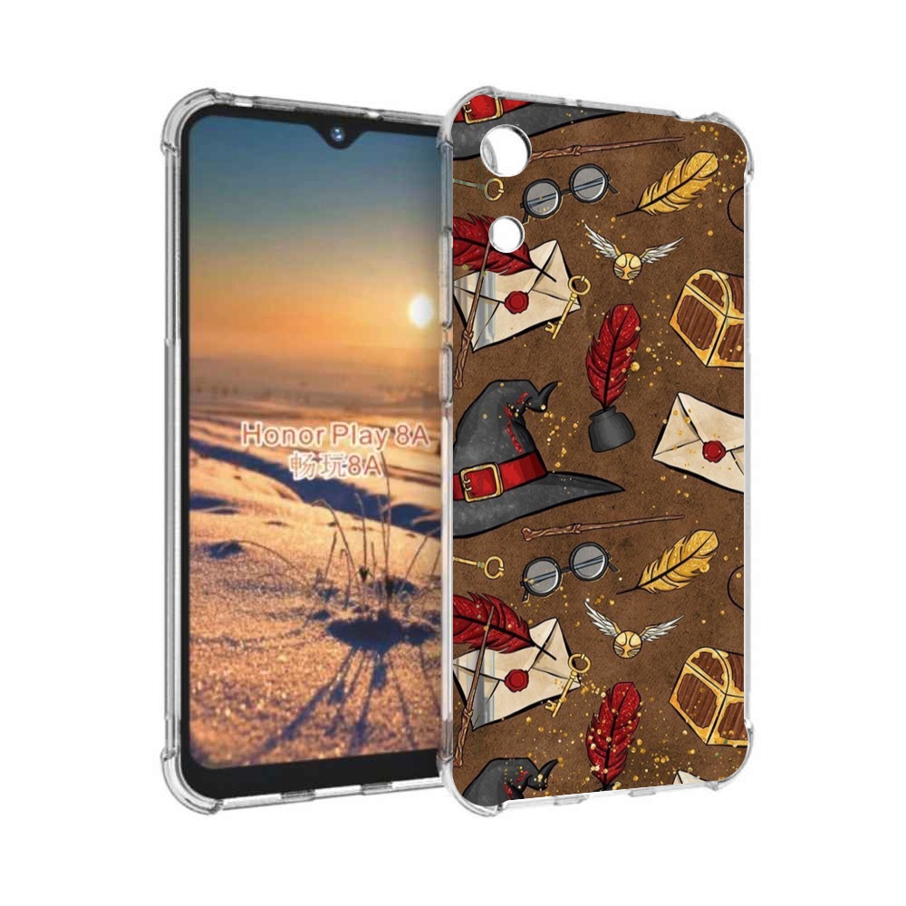 

Чехол бампер MyPads гарри-поттер-вайб для Honor 8A, Прозрачный, Tocco