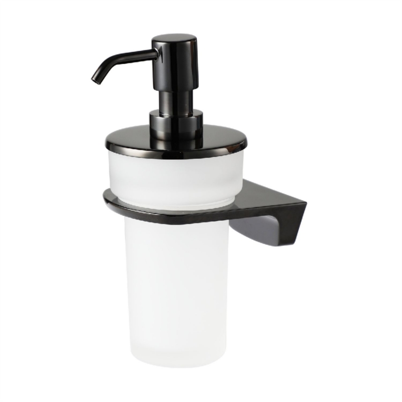 

Дозатор для жидкого мыла WasserKRAFT Glan 5199, стекло, черный глянец