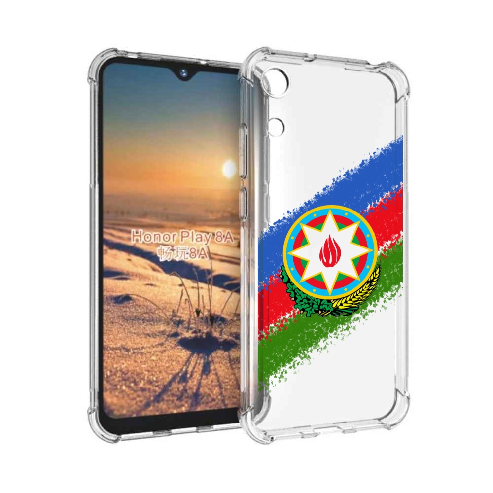 

Чехол бампер MyPads герб флаг Азербайджана для Honor 8A, Прозрачный, Tocco