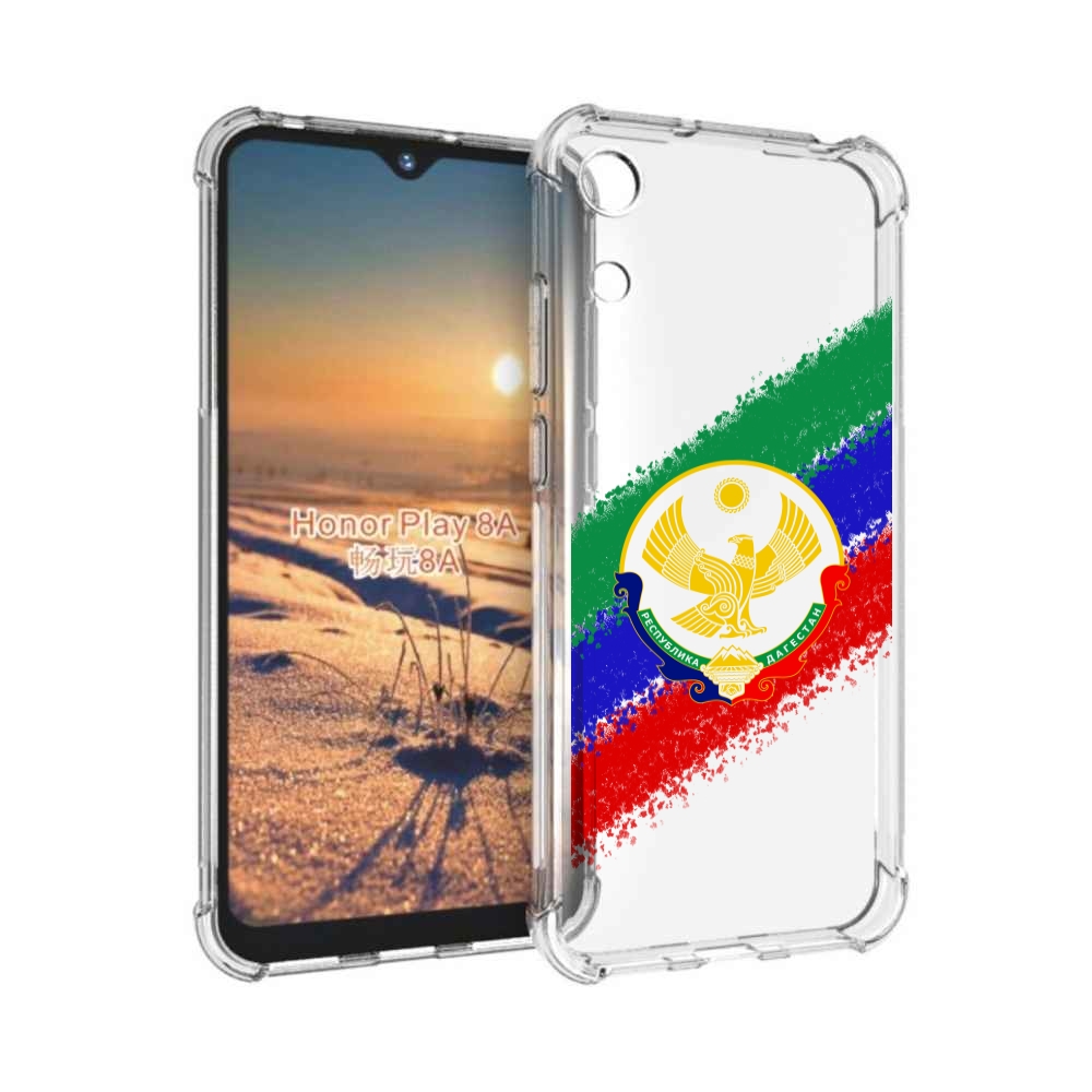 

Чехол бампер MyPads герб флаг Дагестана для Honor 8A, Прозрачный, Tocco