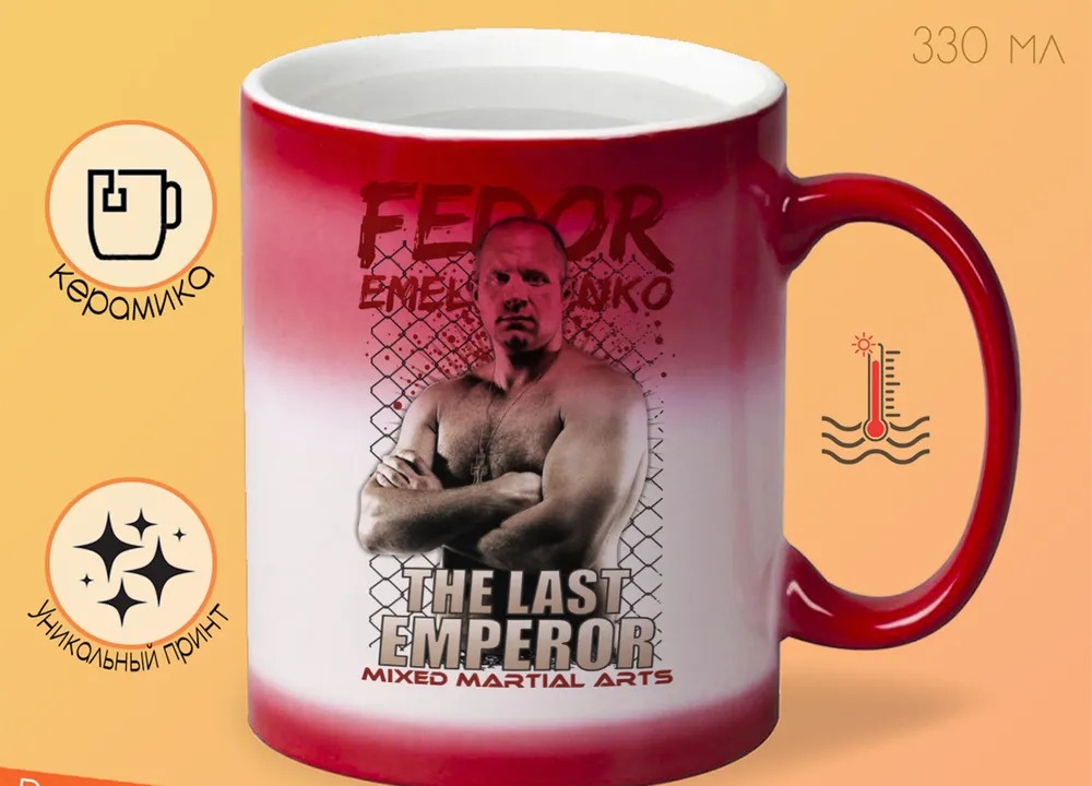 

Кружка CoolPodarok Fedor Emelyanenko The last emperor