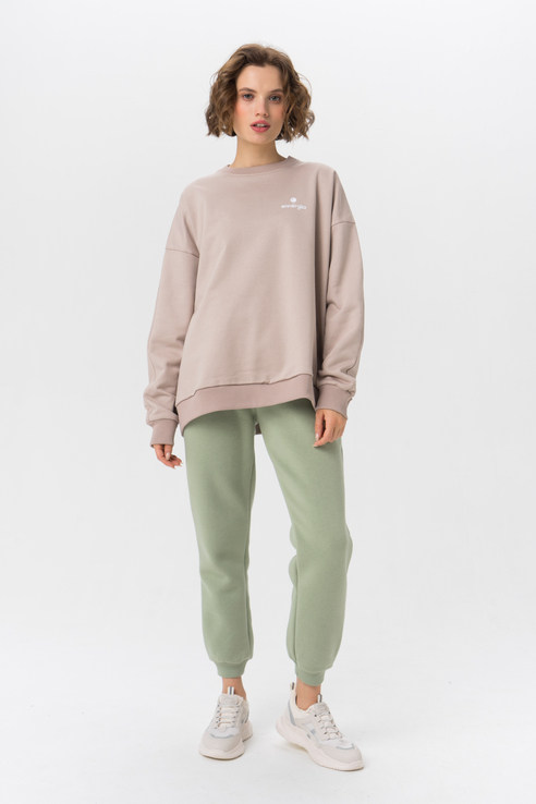 

Свитшот женский Ennergiia AW21-W05 коричневый 46 RU, AW21-W05