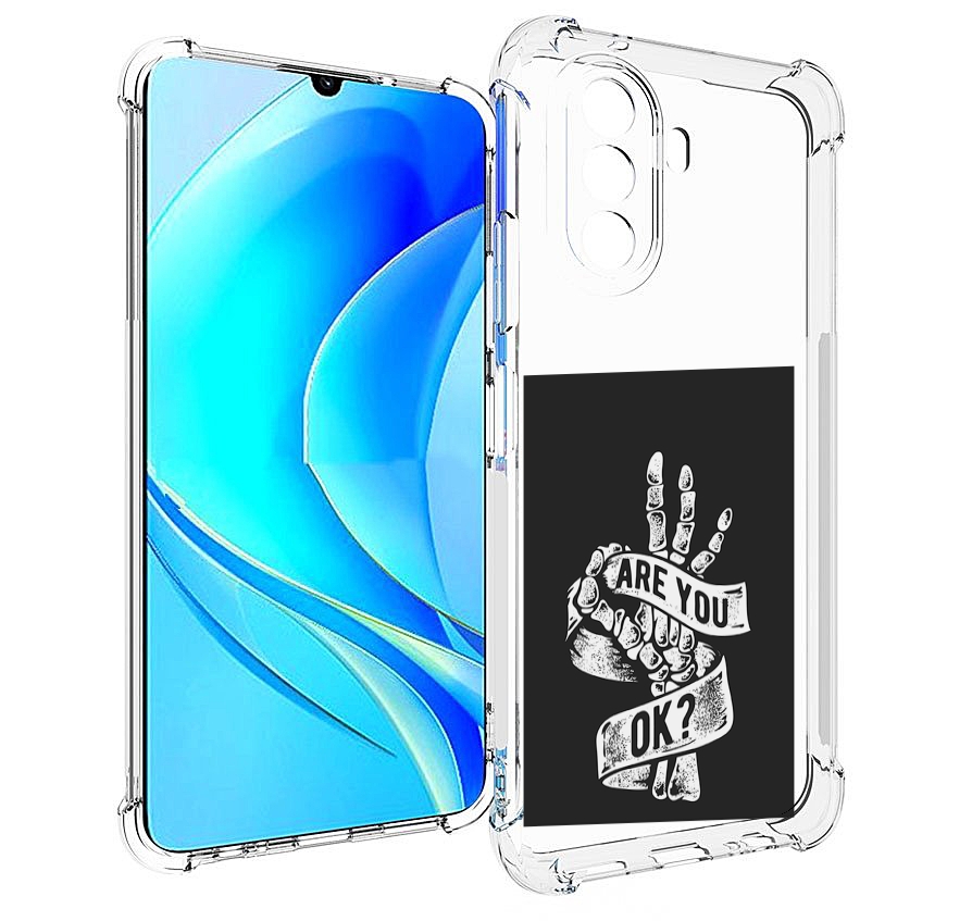 

Чехол MyPads рука-скелета для Huawei Nova Y70 / Nova Y70 Plus (MGA-LX9N) / Huawei Enjoy 50, Прозрачный, Tocco