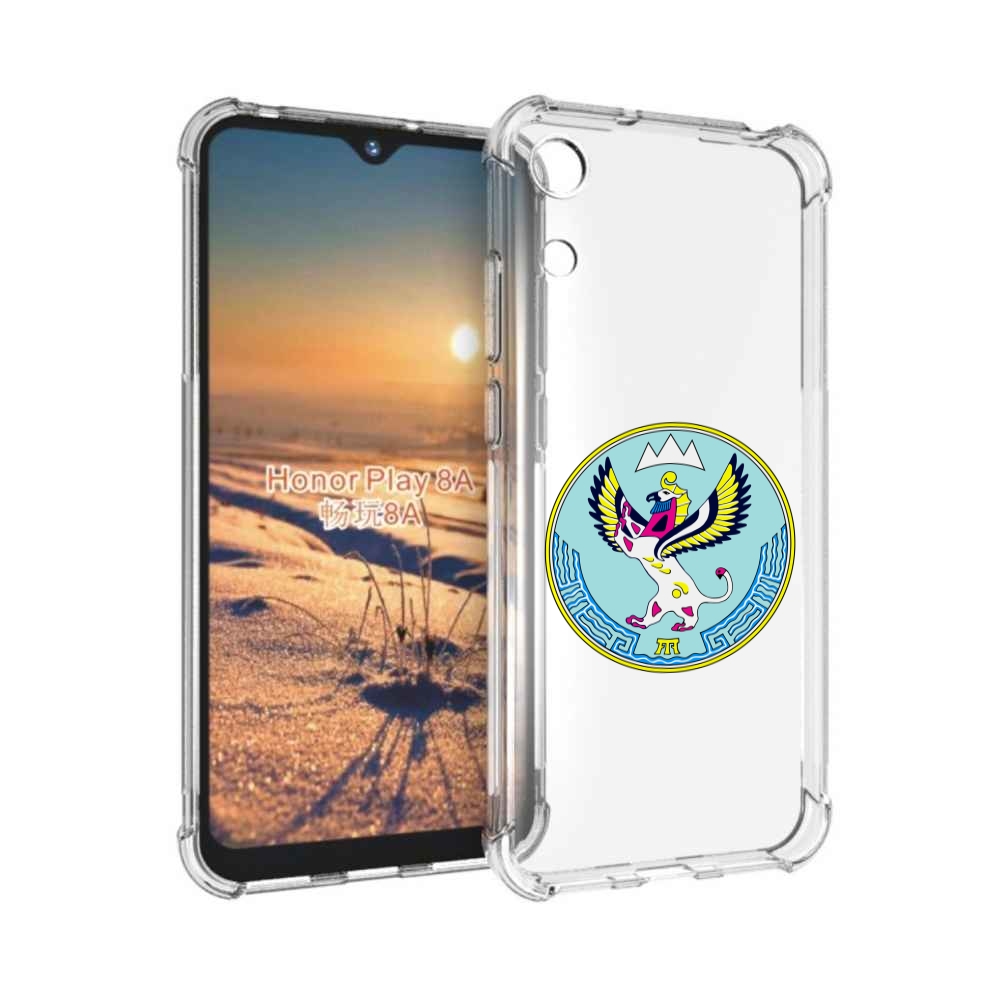 

Чехол бампер MyPads герб-алтаи-горно-алтаиск для Honor 8A, Прозрачный, Tocco