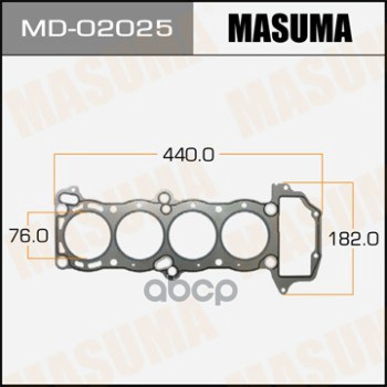 

Прокладка гбц nissan serena 94-97 ga15ds толщина 1,60 мм