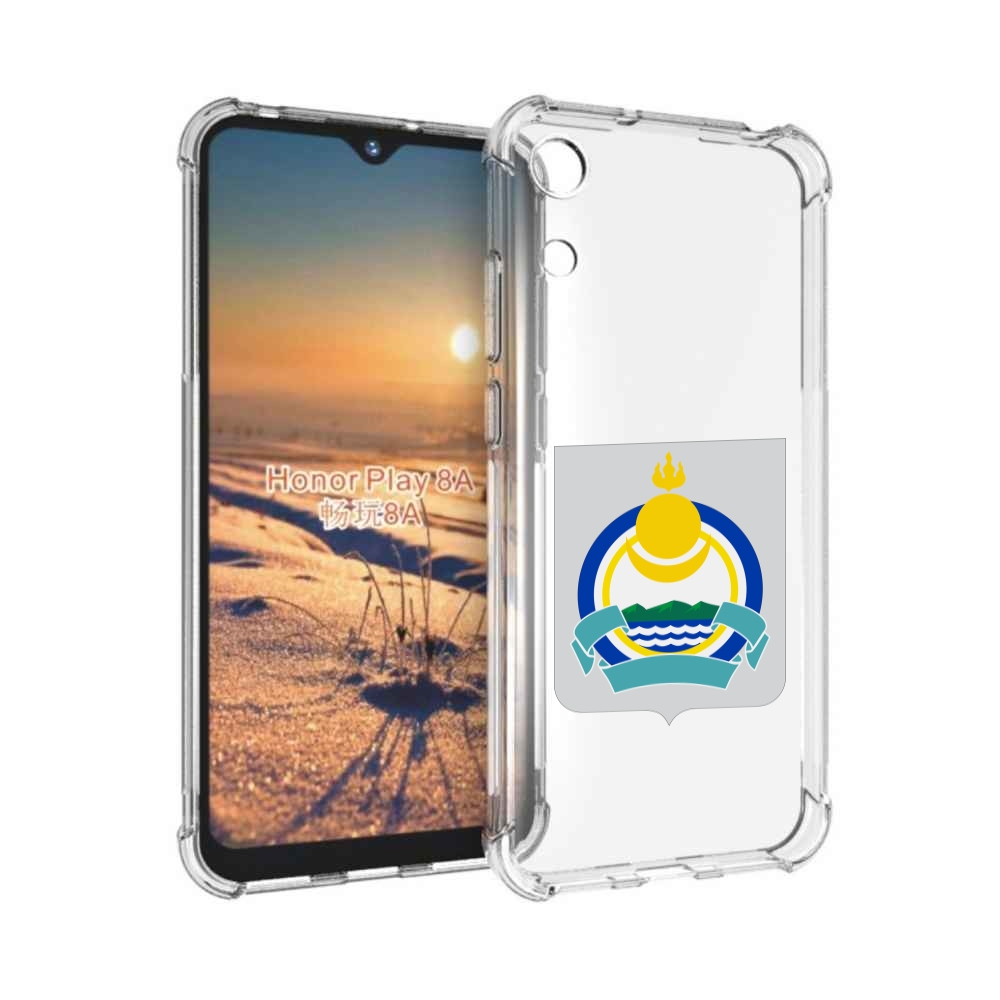 

Чехол бампер MyPads герб-бурятия для Honor 8A, Прозрачный, Tocco