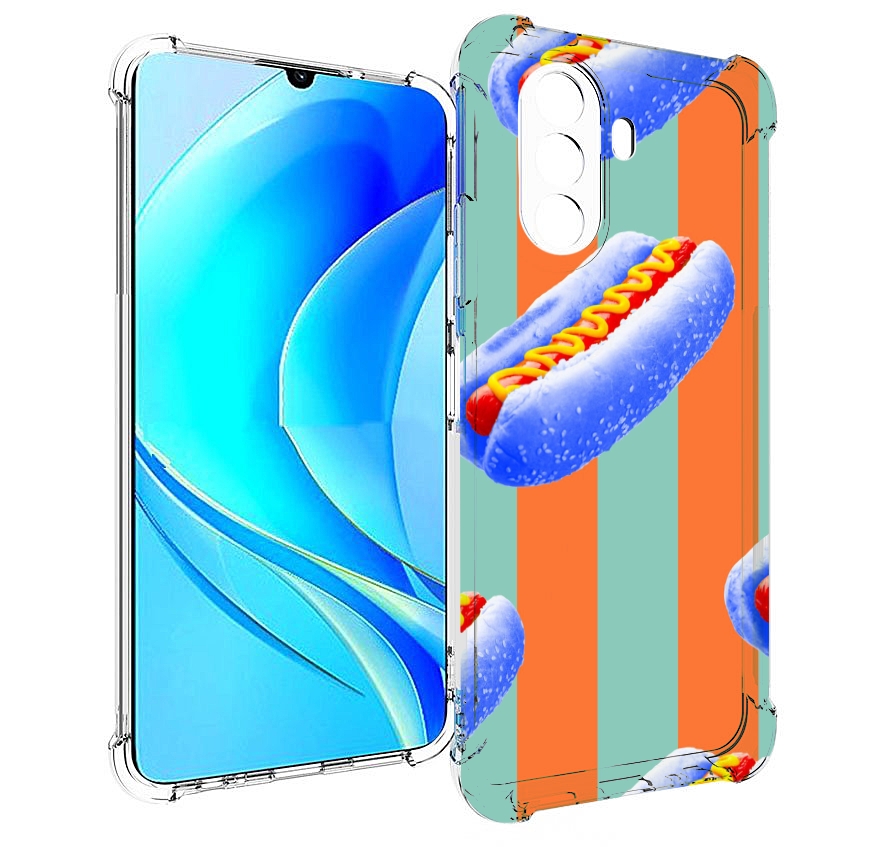 

Чехол MyPads синие хотдоги для Huawei Nova Y70 / Nova Y70 Plus (MGA-LX9N), Прозрачный, Tocco