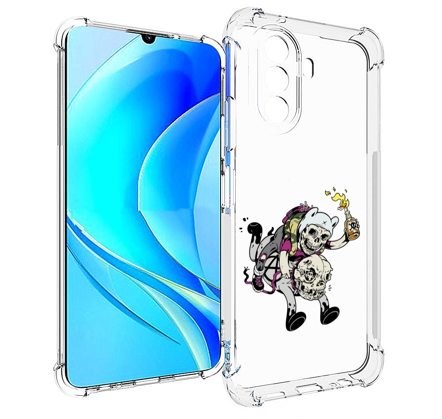 

Чехол MyPads время приключений скелеты для Huawei Nova Y70 / Nova Y70 Plus (MGA-LX9N), Прозрачный, Tocco
