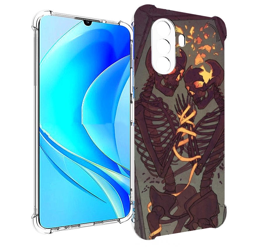 

Чехол MyPads скелеты в гробу для Huawei Nova Y70 / Nova Y70 Plus (MGA-LX9N), Прозрачный, Tocco